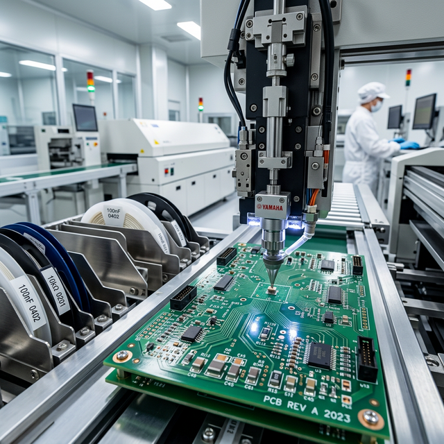 Линия установки и пайки SMD-компонентов
